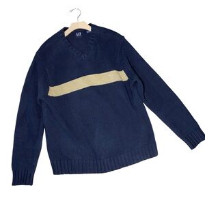Y2K VINTAGE GAP 100% Cotton V-Neck Sweater